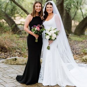 Black Calvin Klein Long Formal Dress